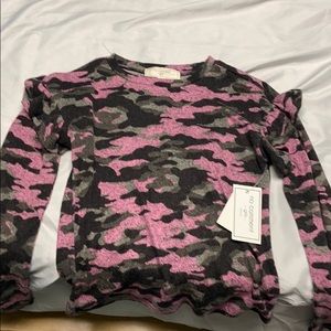 Sachet pink “no comment girls” shirt, camouflage.